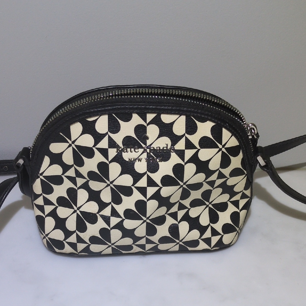 Kate Spade Black and White Patterned Women's Bag
